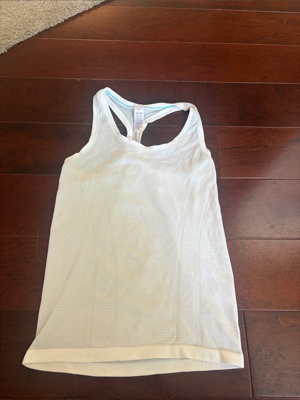 Ivivva White Racerback Performance Tank